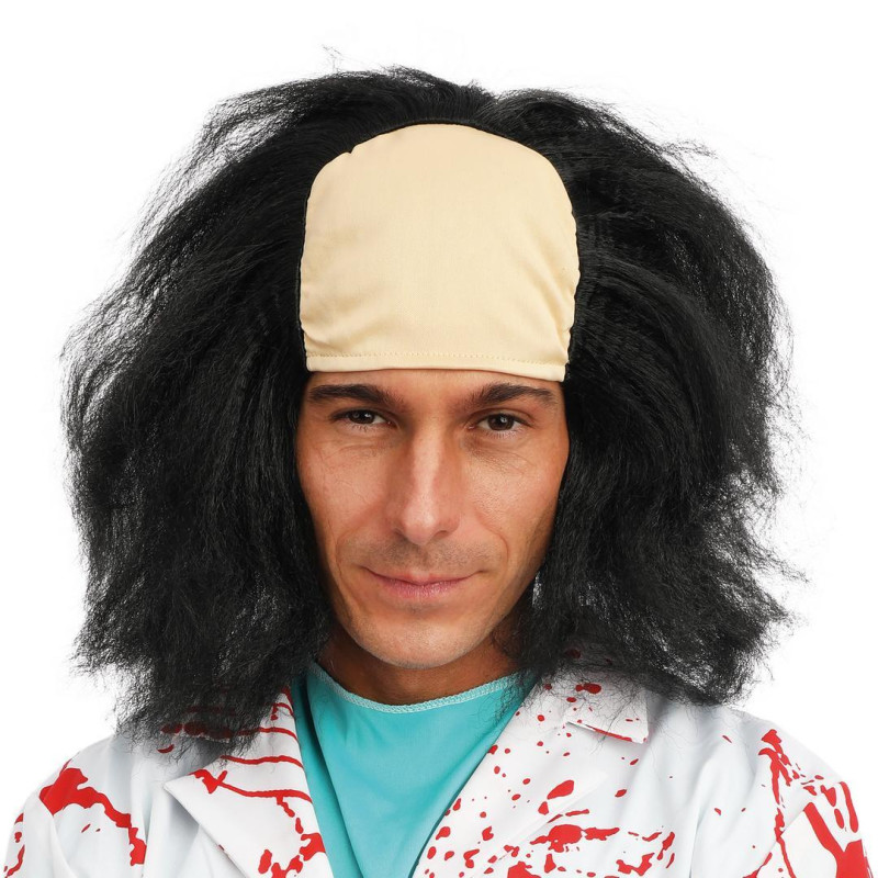 Perruque Savant Fou, docteur, physicien, scientifique pour adulte en vente à Paris