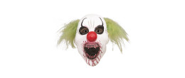 Masque clown cannibale intégral latex