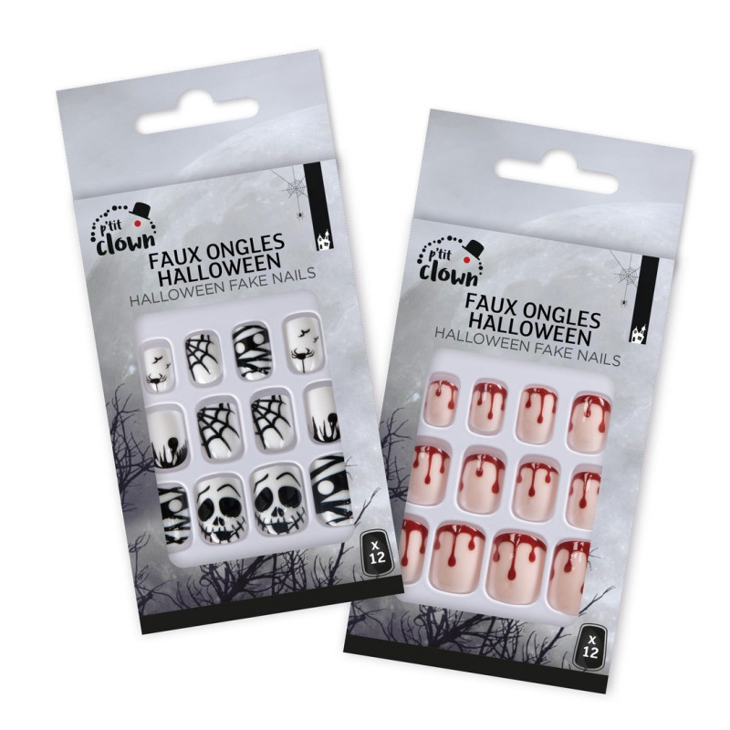 Faux ongles Halloween pour déguisement adulte en vente à Paris Be Happy
