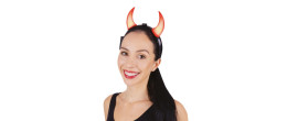 Serre tête cornes de diable lumineux à LED pour adulte en vente à Paris.