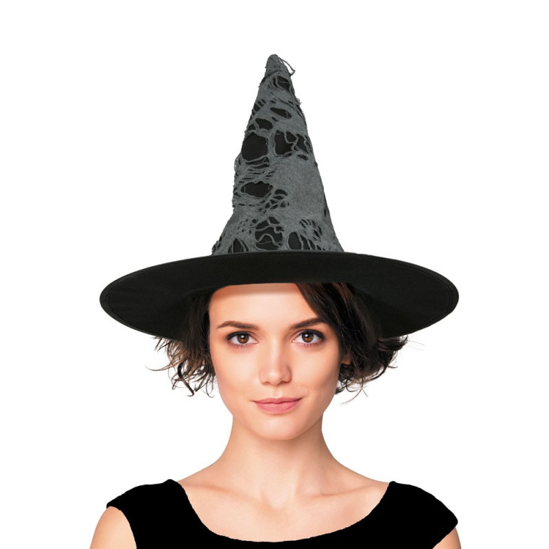 Chapeau sorcière toile d'araignée