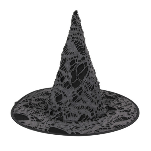Chapeau sorcière toile d'araignée
