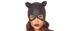 Masque Catwoman latex noir pour adulte en vente pour déguisement super héroïne à Paris