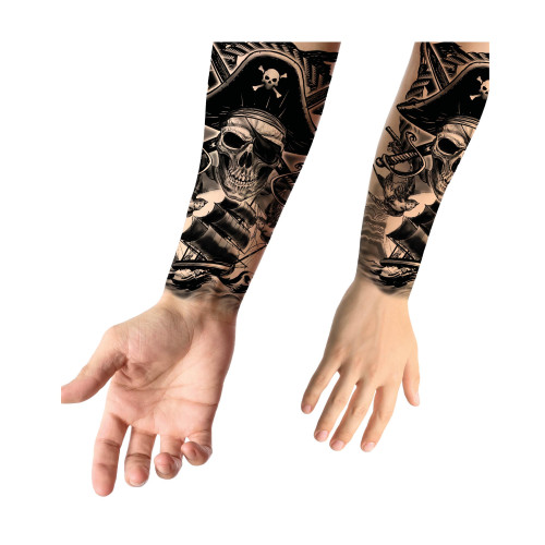 Tatouage Pirate pour bras luxe adulte en vente à Be Happy