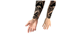 Tatouage Pirate pour bras luxe adulte en vente à Be Happy