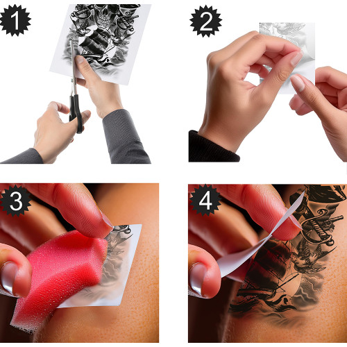 Tatouage Pirate bras
