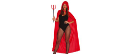 Trident du diable, fourche de satan rouge de 59cm en vente pour adulte et enfant chez Be Happy