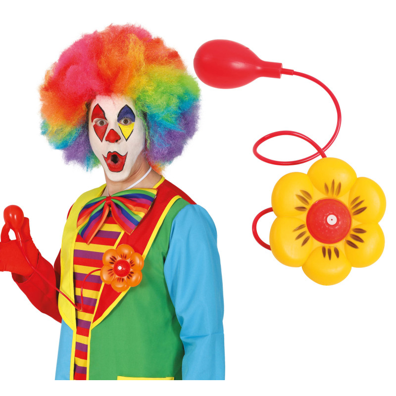 Fleur Lance Eau pour déguisement clown en vente chez Be Happy