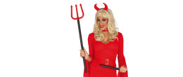 Trident de diable rouge de 100cm en vente à Paris pour déguisement Halloween