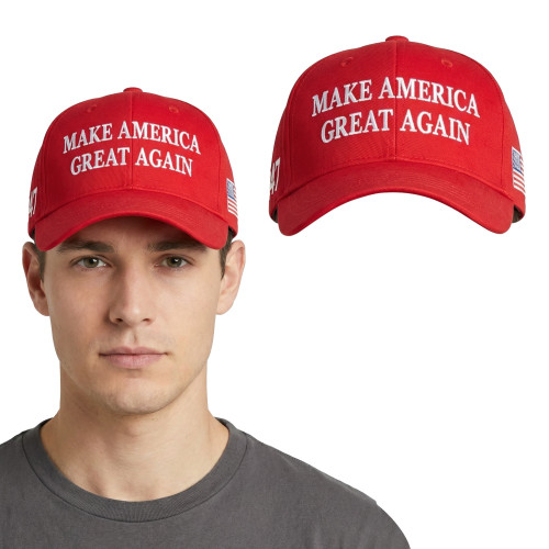 Casquette rouge MAGA "make America great again" TRUMP pour adulte en vente à Paris Be Happy