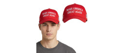 Casquette rouge MAGA "make America great again" TRUMP pour adulte en vente à Paris Be Happy
