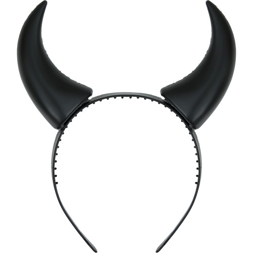 Cornes diable, démon noire en serre tête pour adulte et enfant en vente à Be Happy