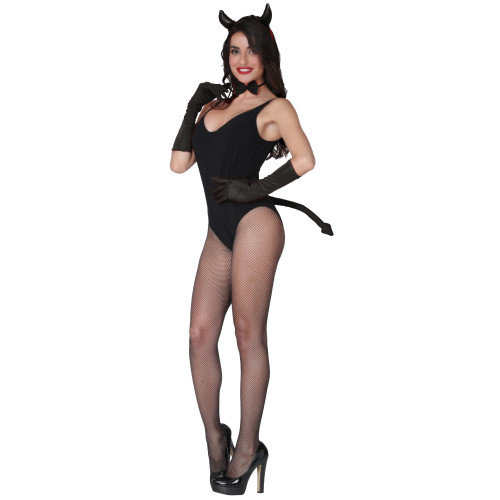 Set de diable, démon avec cornes noire, noeud pap et queue en vente