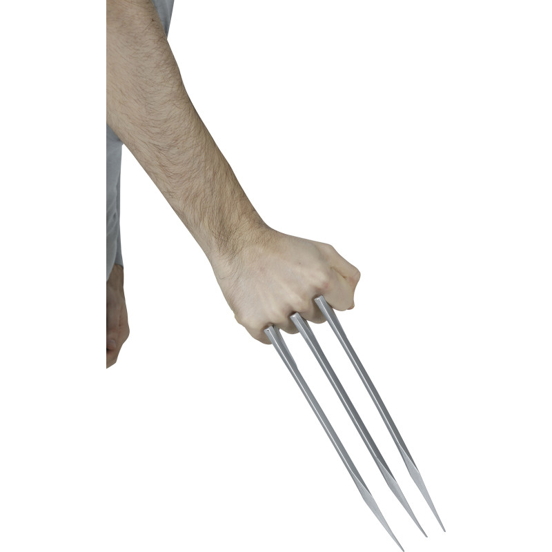 Griffes de Wolverine 25cm 3 lame pour déguisement Xmen ou loup garou en vente à Paris Be Happy