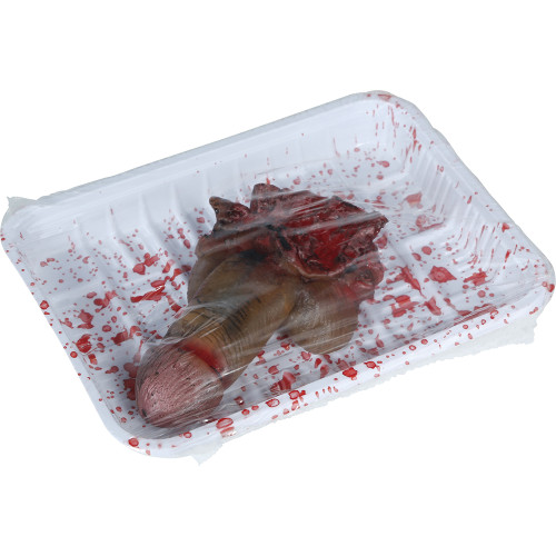 Faux Pénis amputé de 12cm en latex sous barquette pour déco Halloween en vente à Paris