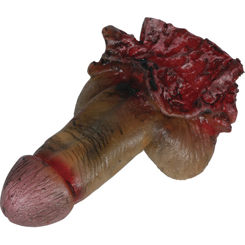 Faux Pénis amputé de 12cm en latex sous barquette pour déco Halloween en vente à Paris