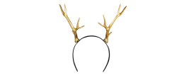 Serre-tête cornes de cerf, biche doré en vente chez Be Happy à Paris