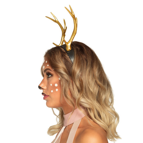 Serre tête cornes de cerf, biche doré en vente chez Be Happy à Paris