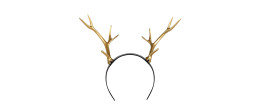 Serre tête cornes de cerf, biche doré en vente chez Be Happy à Paris