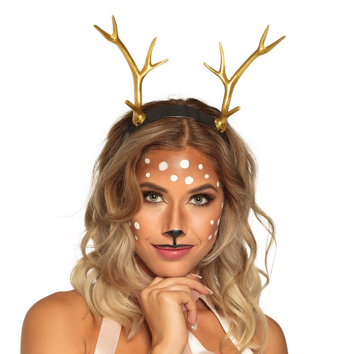 Serre tête cornes de cerf, biche doré en vente chez Be Happy à Paris